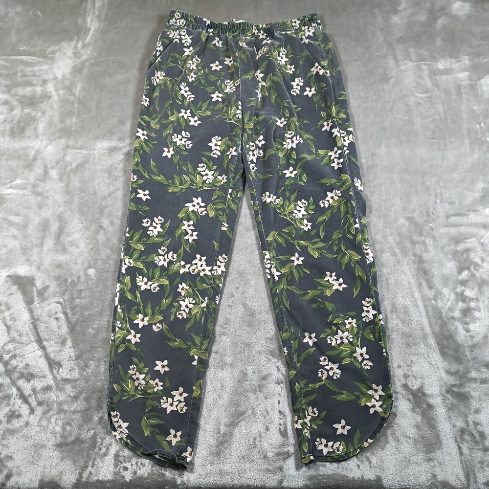 Marine Layer Pants Womens Small Allison Floral Hawaii Tropical Beach Trouser